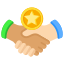 Trust and collaboration icon